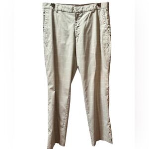 Nike Golf Tour Performance Dri Fit Golf Pants Gray Windowpane